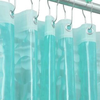 3D Teal Pearl Shower Curtain Liner, Light Weight, 72" x 72", Rustproof ...